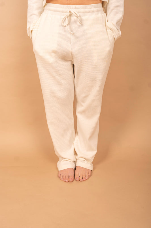 Sarah Waffle Organic Pyjama Trouser